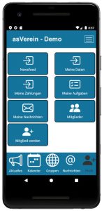 Vereins-App mit Mitgliederbereich